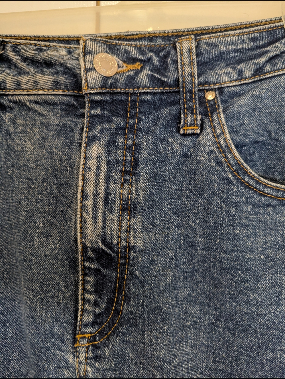 Vintage Guess Womens Straight Leg High Waist Mom Jeans Stonewash Blue 90s 26 - Picture 4 of 15